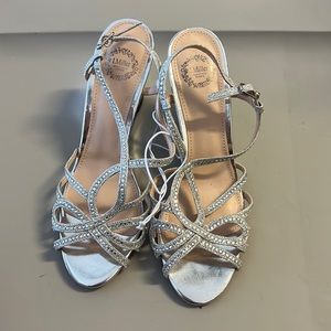 I.Miller Silver sparkle Pumps